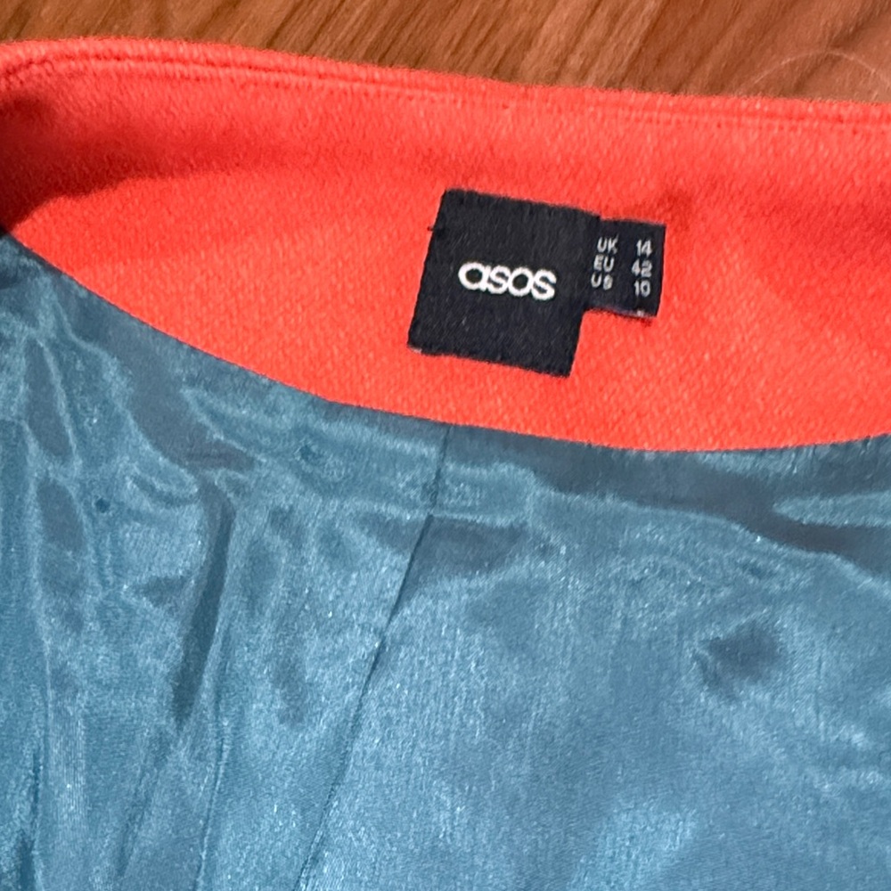 ASOS Wool Blazer Type Jacket with contrasting Cha… - image 7